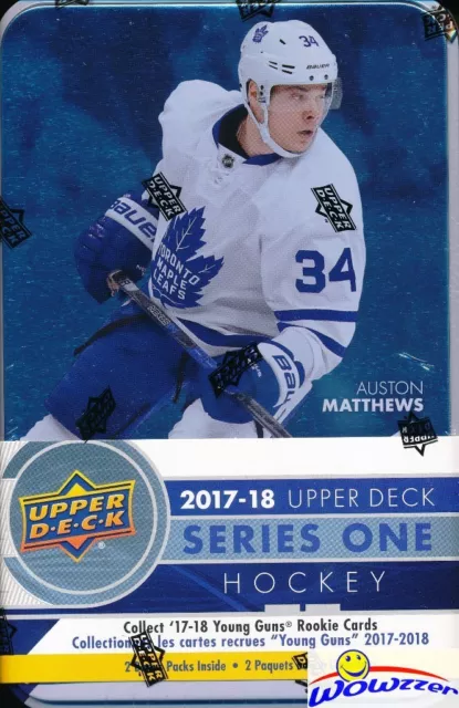 2017/18 Upper Deck Series 1 Hockey Factory Sealed 12 Pack TIN-3 Young Gun RC’s!