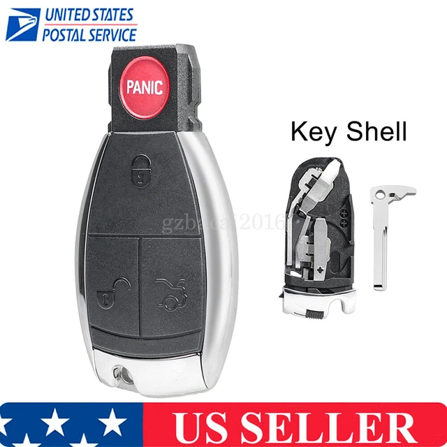 Remote Key Fob Shell Case 4 Button Key Blank For Mercedes Benz E C R CL GL SLK