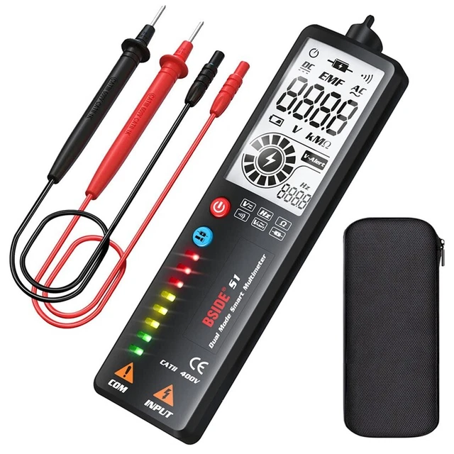 BSIDE S1 Voltage Detector Tester Digital Multimeter LCD Portable DC AC Volt C2V2