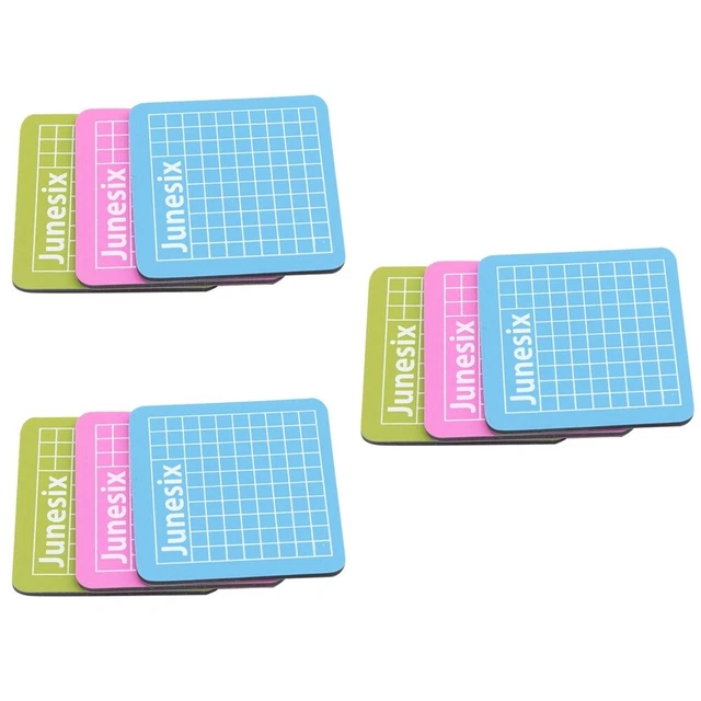 9 piezas 6x6cm mini profesional duradero antideslizante alfombra de corte de pvc para