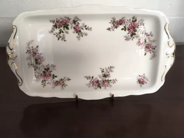 Royal Albert Lavender Rose Cake Plate.