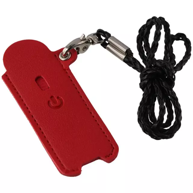 2PCS Portable Necklace Lanyard for Pen PU Leather Pen Strap