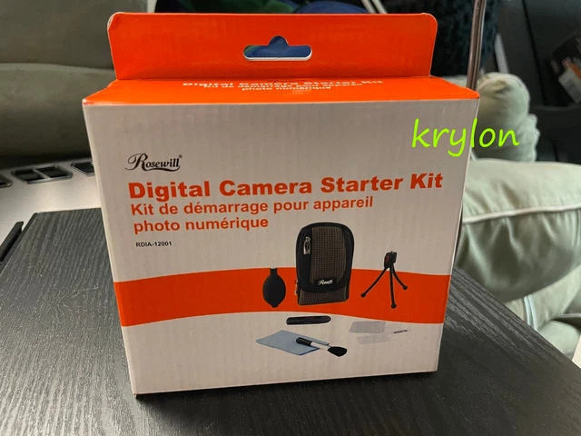 Rosewill Cámara Digital Kit de Inicio Bolsa Estuche Trípode Tarjeta USB Lector Caja al por menor