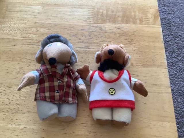 The Wombles Mini Wombles (McDonald's) weiches Plüschtier Tomsk & Bungo 1999