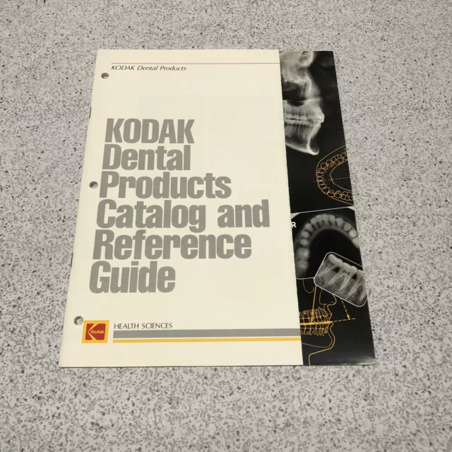 Kodak Dental Products Catalog Reference Guide 1987