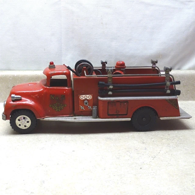 Vintage Tonka 1957 Fire Pumper Truck No. 5 Engine, Hydrant Pressed Steel, Engine Vintage Tonka 1957 Fire Pumper Truck No. 5 Engine, Hydrant Pressed Steel, Engine