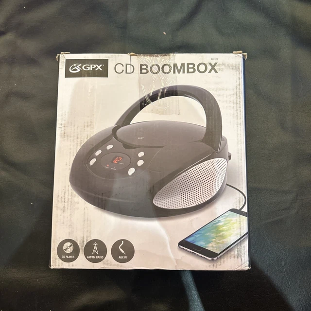 GPX CD/RADIO BOOMBOX Player (BC112B) 1B4 25.00 PicClick