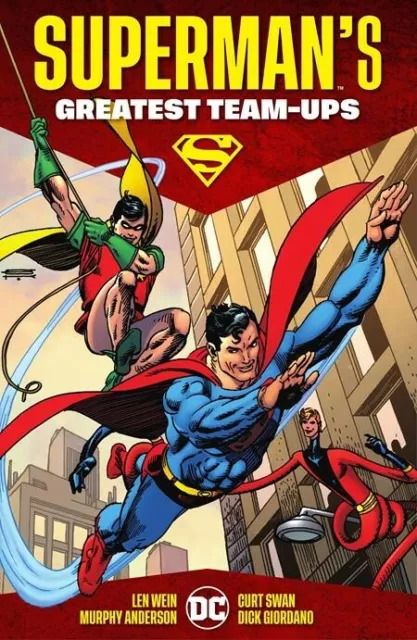 SUPERMAN'S GREATEST TEAM-UPS TAPA DURA Len Wein Curt Swan DC Comics Presenta HC