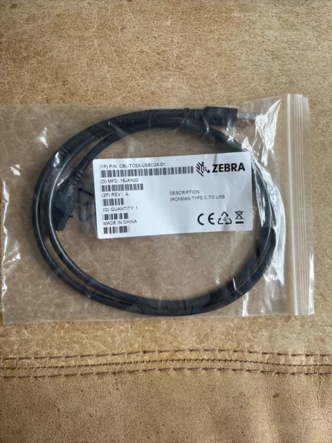 Zebra CBL-TC5X-USBC2A-01 USB C TO USB A