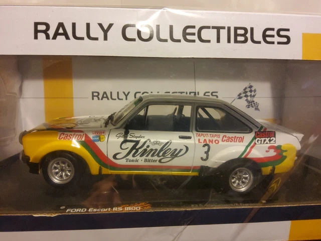 Diecast model cars Ford Escort 1/18 Sun Star Mk II RS 1800 No.2 Belga Rallye du Condroz 1979 1