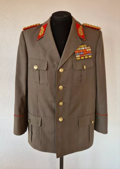 DDR NVA MfS Uniformjacke Generalleutnant Landstreitkräfte Maßanfertigung 80er J.