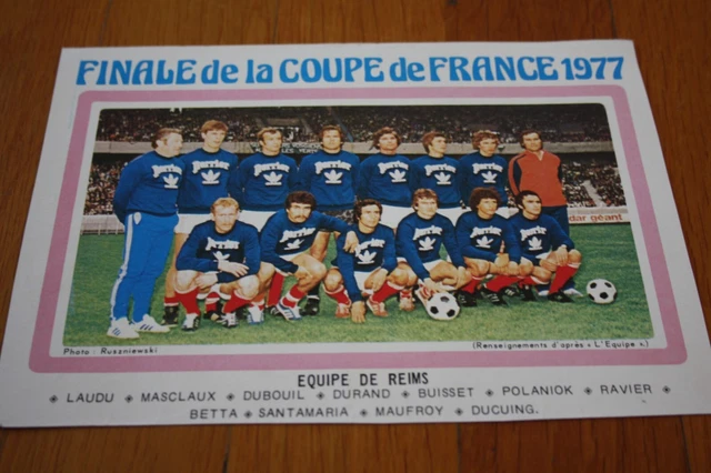 POSTER MONDIAL - STADE RENNAIS FC - OGC NICE SAISON 84-85