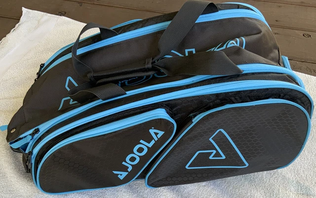 New JOOLA Tour Elite Pickleball Bag, Backpack, Duffle Bag, Black/Light Blue New JOOLA Tour Elite Pickleball Bag, Backpack, Duffle Bag, Black/Light Blue