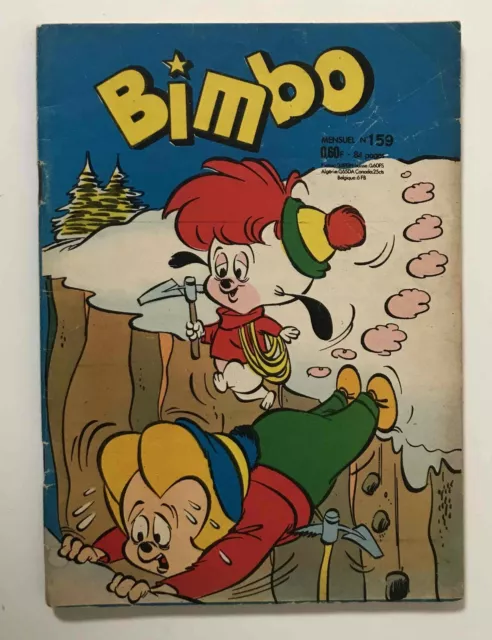 ► BD BIMBO  n°159 - 1965   - LE MUSTANG A ROULETTES    - SFPI