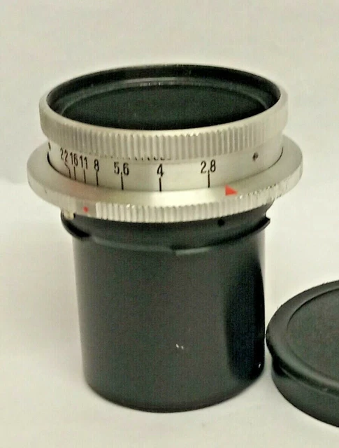 Objectif Tessar Carl Zeiss Jena 210 Mm - Barillet Revêtu - Verre Propre - Extrêmement Rare