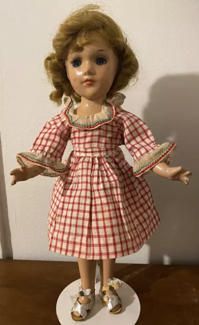 Arranbee Nancy Lee Doll, 14" Composition, All Original, Unmarked, 1930s