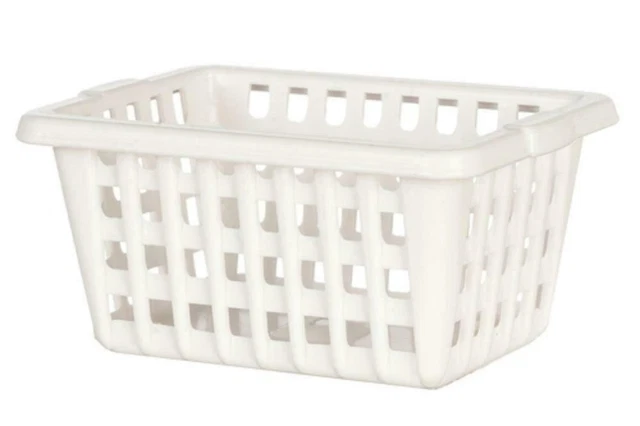 Maison de Poupées Pile Plié Repassage & Iron En Panier Cuisine Accessoire Linge