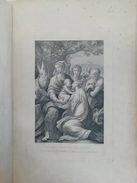 Francesco Rosaspina, Beata Vergine con Bambino e Santi 1830  Mazzola