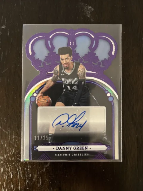 💵 2022-23 Crown Royale Auto Purple Die Cut Danny Green Auto 11/25 Grizzlies