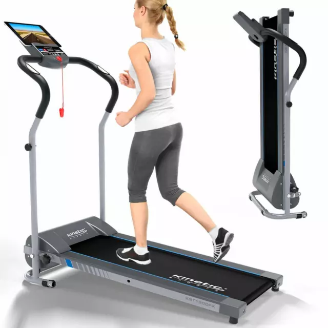 Laufband elektrisch klappbar 10 km/h LCD Display Puls Fitness Heimtrainer 120 kg