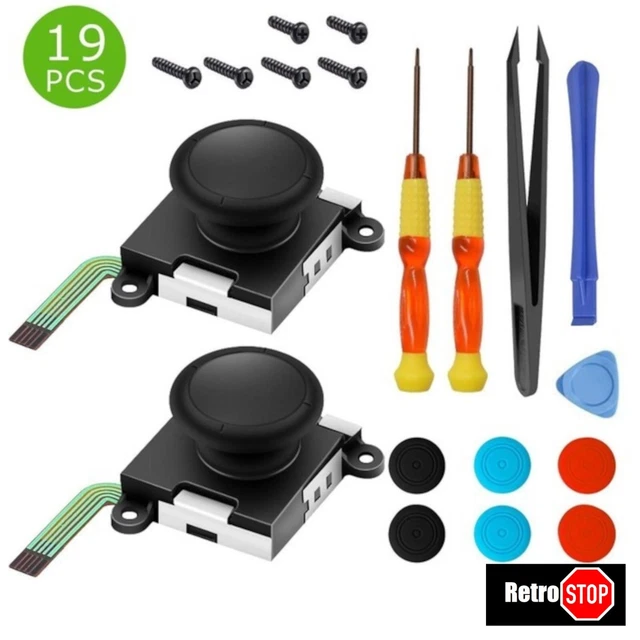 NINTENDO SWITCH JOY Con Repair Set 19 Piece Set Joystick Repair Kit New