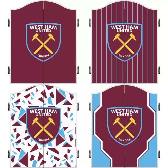 West Ham Dartboard Cabinet Officially Licensed Football Team FC