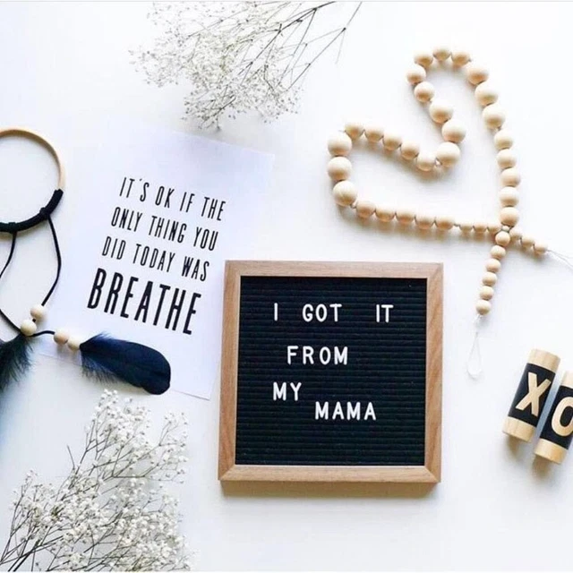 FELT LETTER BOARDS 10x10 Inch Sign Board Letter Wall Decor Farmhouse ...
