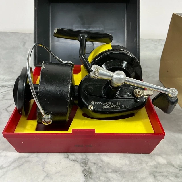Moulinet De Pêche Vintage Mitchell Garcia 305 - Fabriqué En France