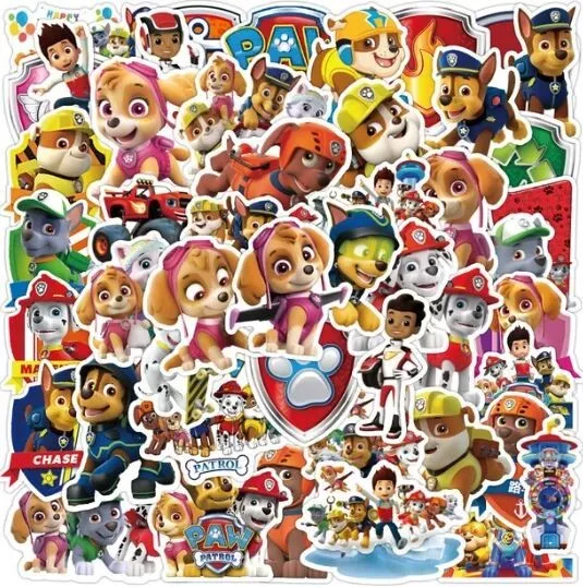 Paw Patrol Helfer Auf Vier Pfoten 50 Sticker Aufkleber Cartoon Kinder (Neu) 3