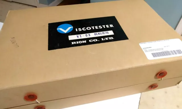 Rion VT-03 ViscoTester Viscosity Meter Tester w/ 3 Rotors #2