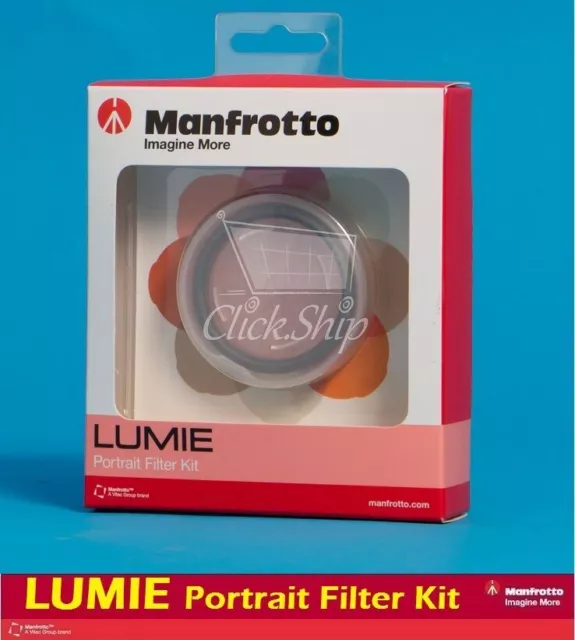 Ensemble de filtres de portrait Manfrotto pour éclairages LED de la série...