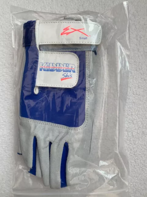 Water Ski Gloves Kidder size S BNWT grey blue unisex womens