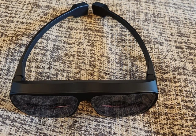 Mad Gaze Glow Plus Black Augmented Reality Smart Glasses with Box