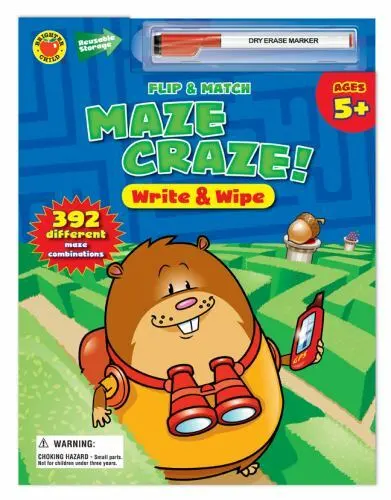 Maze Craze, Grades K - 2 [With Dry Erase Marker]