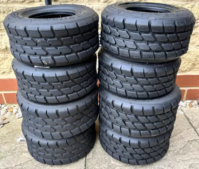 2 X Sets Of Dunlop Kt3 Cadet Tyres Rotax Otk Tonykart Iame Kart Karting Synergy2
