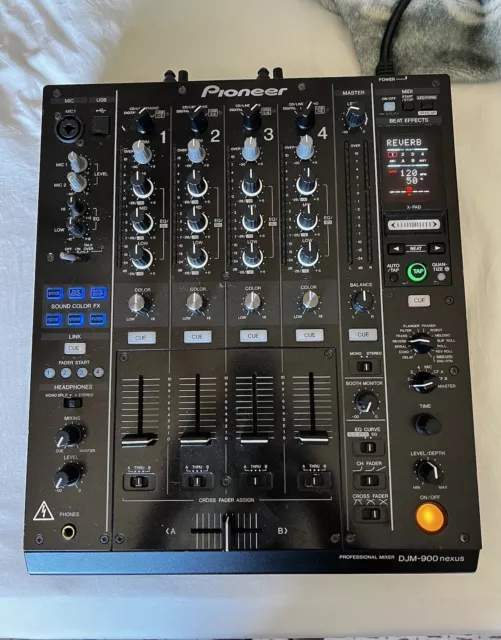 Used Pioneer DJM-900NXS Professional 4-Channel DJ Mixer