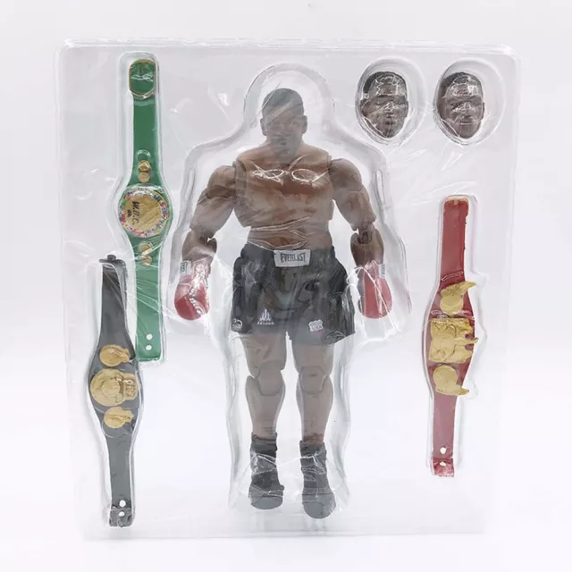 Mike Tyson Figure Boxer with 3 Head Sculpts Action Figure Collectibles Model HOT