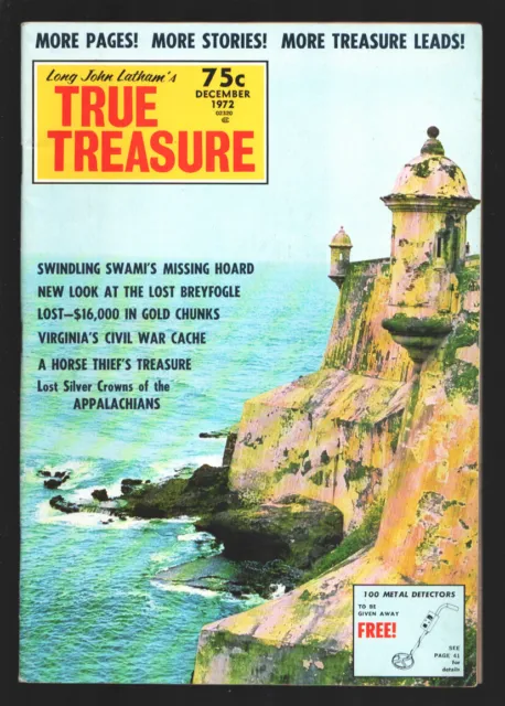 True Treasure 3/1972-John H. Latham-Swindling Swami's Missing Hoard-Virginia ...