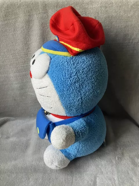 Official Doraemon Postman Blue Cat Hat Bag Plush Toy Bandai Japan Import 19" 2