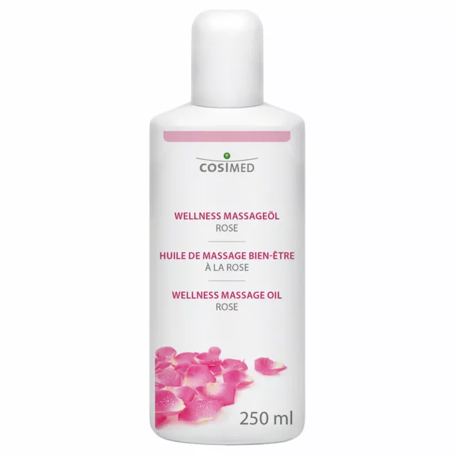 cosiMed Wellness Massageöl Rose, Massage Öl, Wellness, Therapie, 250 ml