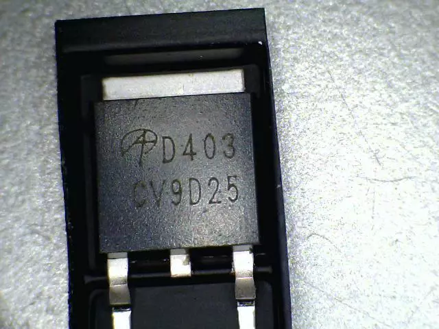 Aod403, D403, Transistor, P-Mosfet, To252, Smd, Alfa & Omega.