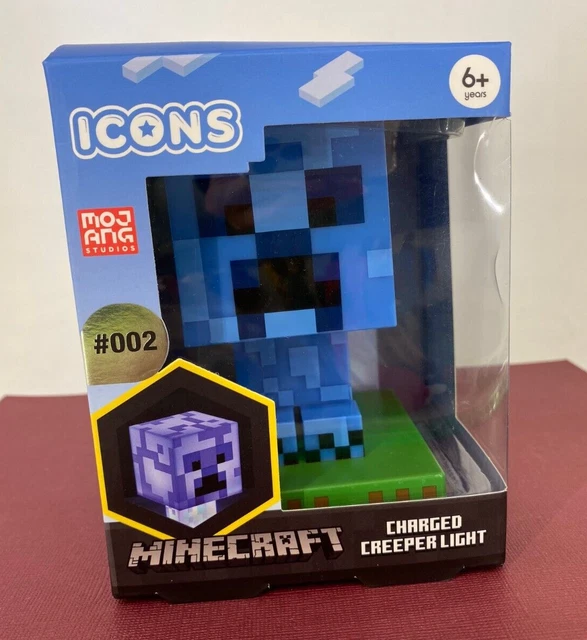 Mojang 2021 - MINECRAFT - ICONS #2 Charged Creeper - Night Light - NIB