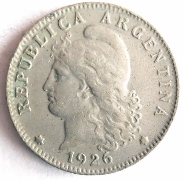 1926 Argentina 20 Centavos - Excellent Argentine Coin Trash #1