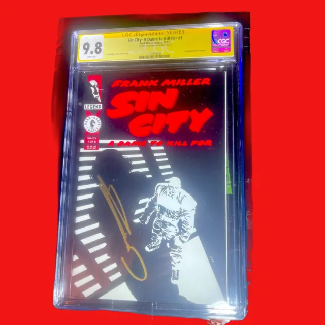 🩸Sin City A Dame to Kill For #1 9.8 CGC SS 1993 SIGNED BY Frank Miller! RARE 🔑