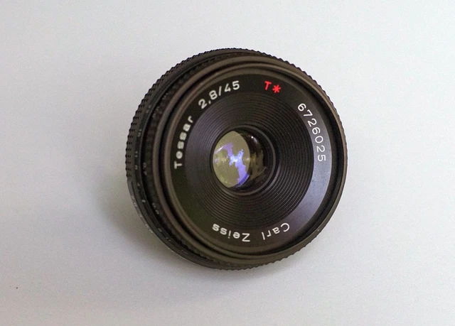CONTAX ZEISS TESSAR 45mm f2.8 Lens Good Condition £125.00