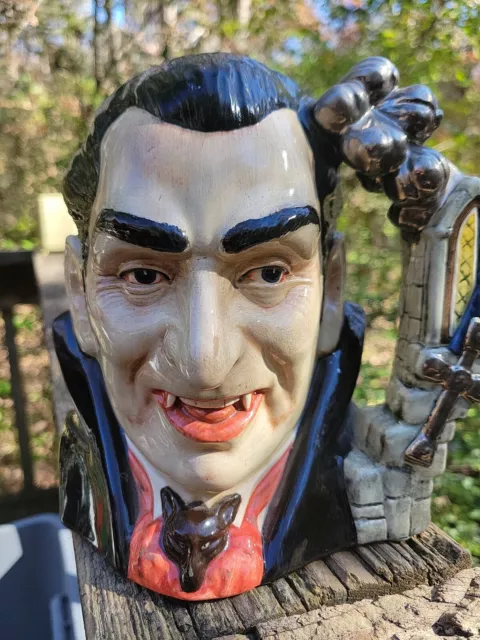 ☆PROTOTYPE Royal Doulton Dracula D7053 Toby VERY RARE UNIQUE COLORWAY MUSEUM ART