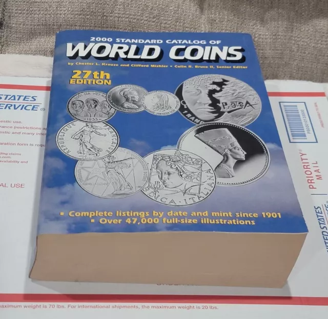 2000 Standard Catalog Of World Coins Krause Mishler 27th Edition Paperback