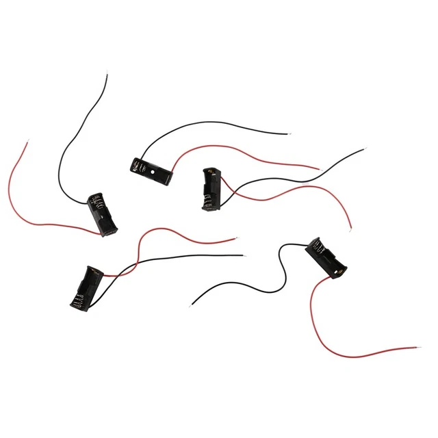 2X(5 Stk. Schwarze Halter-Kaesten fuer 23A/A23 Batterie N7V7)7)