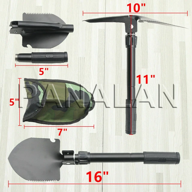 GELERT FOLDING SHOVEL Pick Camping Tool 16.99 PicClick UK