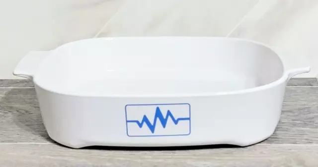 Vintage Corningware MW-A-10 Blue Radio Wave GE Browning Dish *NO LID*